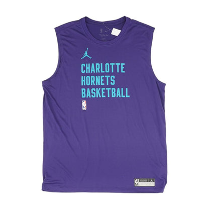 Charlotte Hornets Player Practice Purple Basketball Jersey