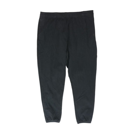 Black Solid Joggers Pants