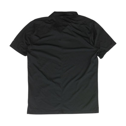 Black Solid Short Sleeve Polo