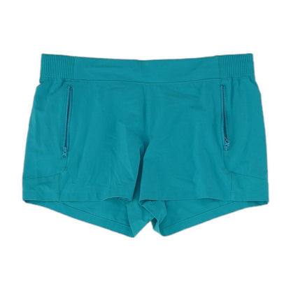 Teal Solid Active Shorts