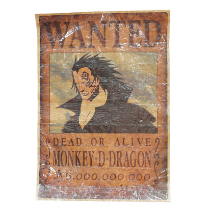 One Piece Merch - Dead or Alive Monkey D. Dragon Wanted Bounty