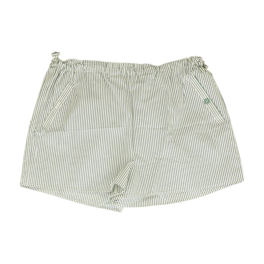 Green Striped Shorts