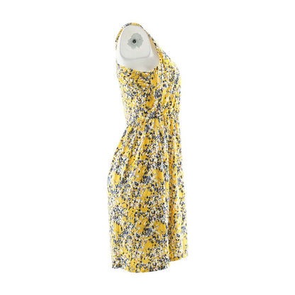 Yellow Floral Mini Dress