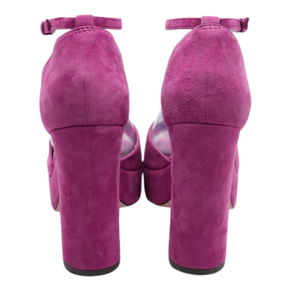 Magenta Platform Heels