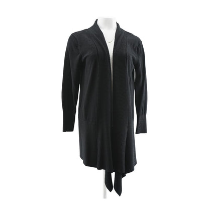 Black Solid Cardigan Sweater