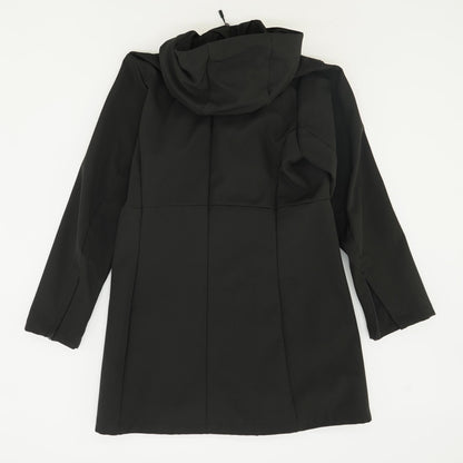 Black Active Peacoat Coat