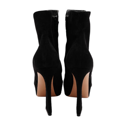 Vegas Suede Ankle Boots in Black