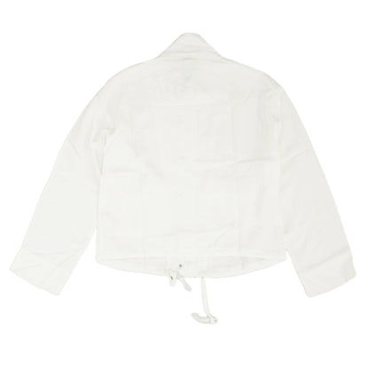 White Solid Button Down