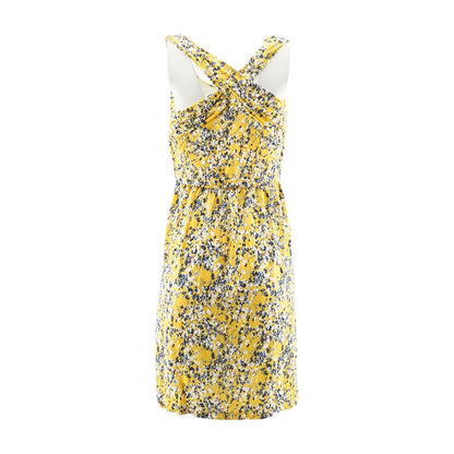 Yellow Floral Mini Dress