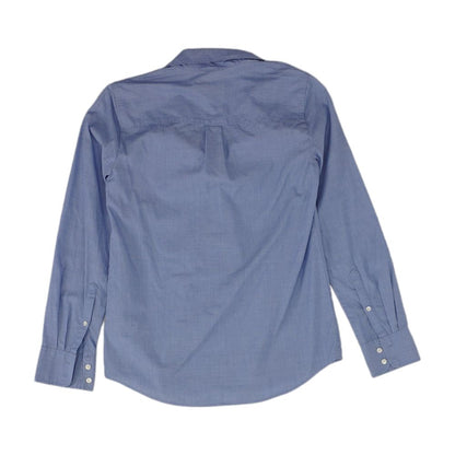 Blue Solid Button Down