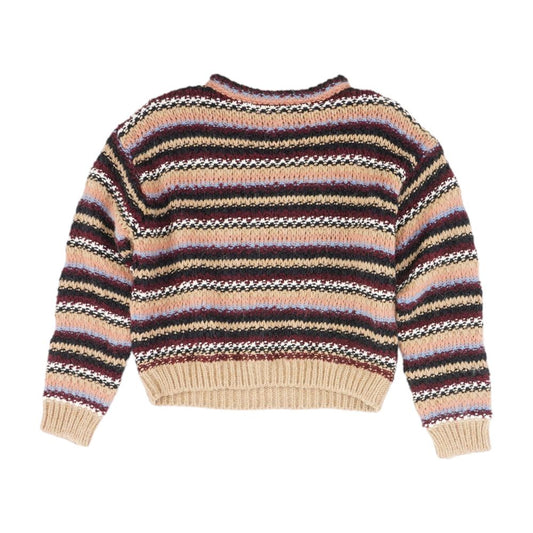 Multi Striped Crewneck Sweater