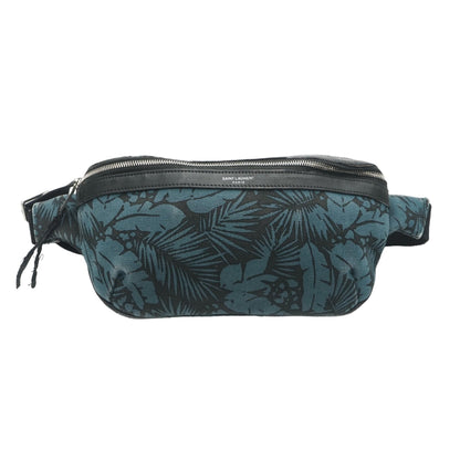 Tropical Palm Trees Print Classic Crossbody Bag in Canvas