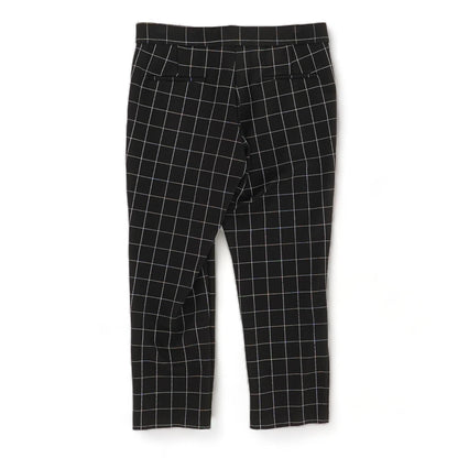 Black Check Dress Pants