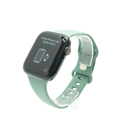 45mm Series 8 Midnight Smart Watch Green Band M/L