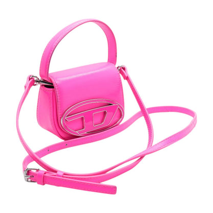 Neon Pink 1DR XS Mini Bag in Leather