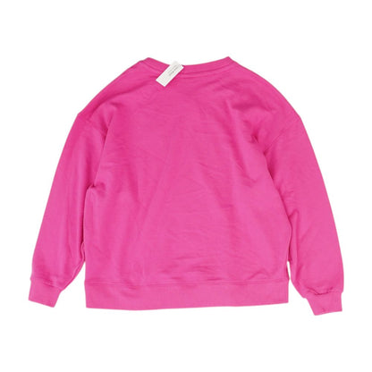 Pink Solid Sweatshirt