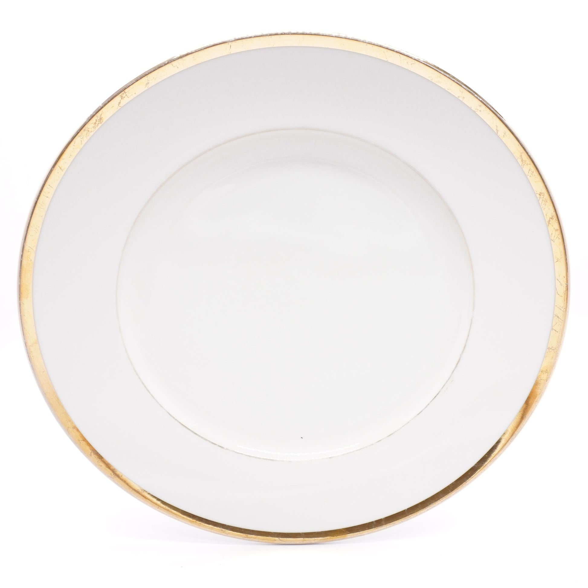 Dinner Plate With Gold Trim – Unclaimed Baggage