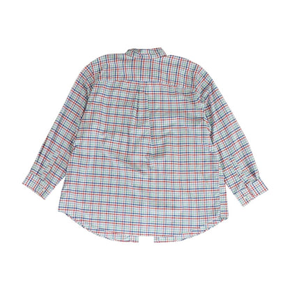 Blue Check Long Sleeve Button Down