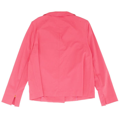 Pink Solid Calysp Blazer