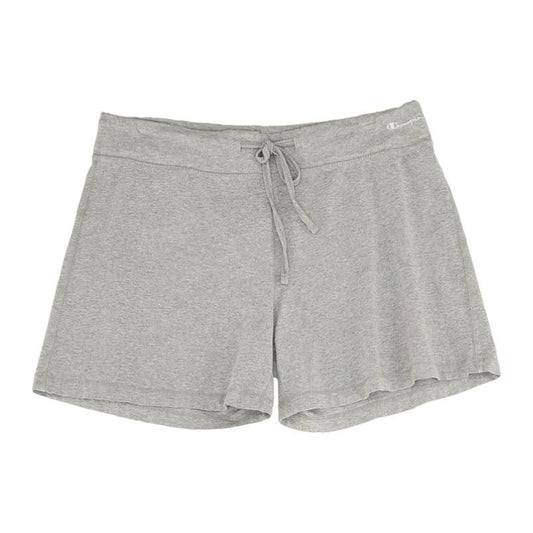 Gray Solid Active Shorts