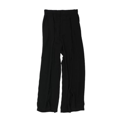 Black Solid Dress Pants