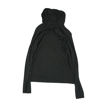 Charcoal Solid Hoodie Pullover