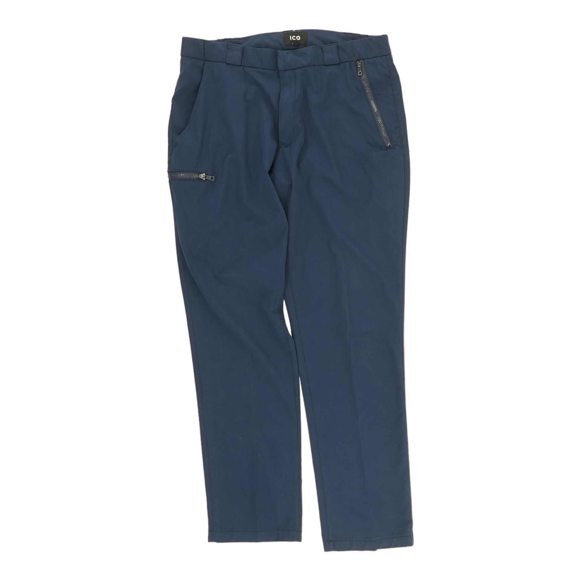 Navy Solid Active Pants – Unclaimed Baggage