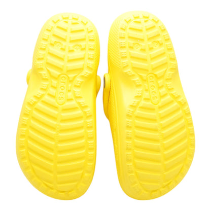 Yellow Fuzz Clog