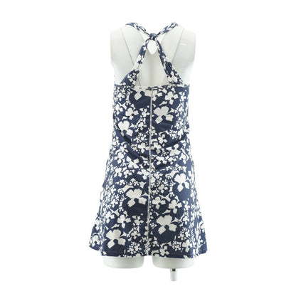 Navy Floral Mini Dress