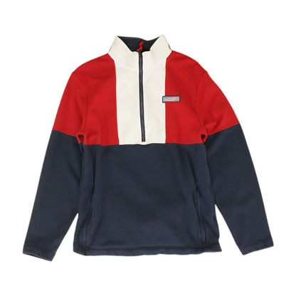 Multi Color Block 1/4 Zip Pullover