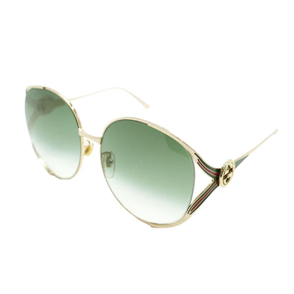 Gold GG0225S Round Sunglasses