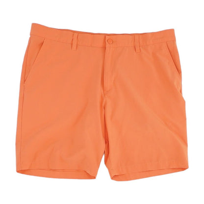 Peach Solid Chino Shorts