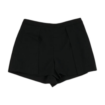 Black Solid Shorts