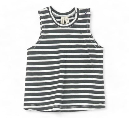 Charcoal Striped Tank