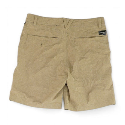 Khaki Solid Shorts