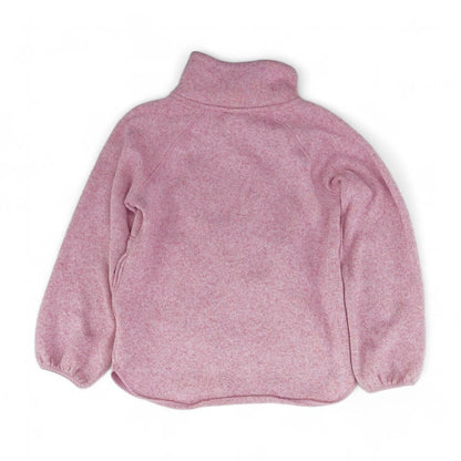 Pink Solid 1/4 Zip Pullover