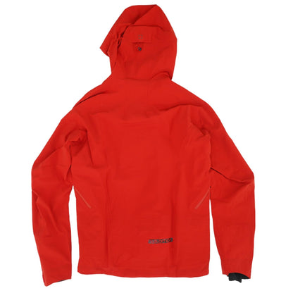 Red Solid Brilliant Ski Jacket