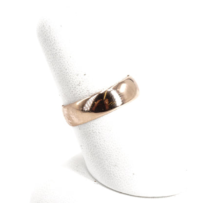 10K Rose Gold Flat Band