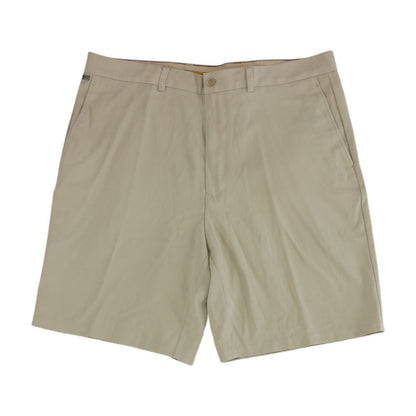 Khaki Herringbone Chino Shorts