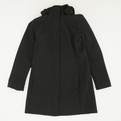 Black Active Peacoat Coat