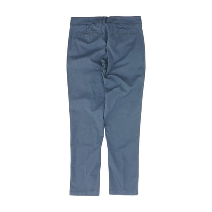 Blue Solid Chino Pants