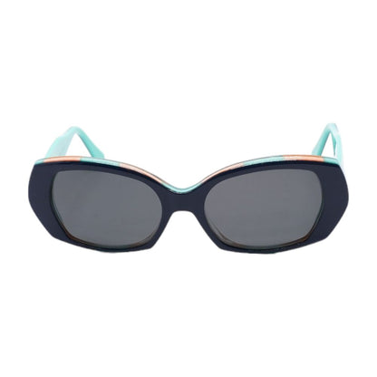 Blue Neptune Round Sunglasses