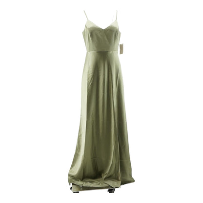 Olive Solid Maxi Dress