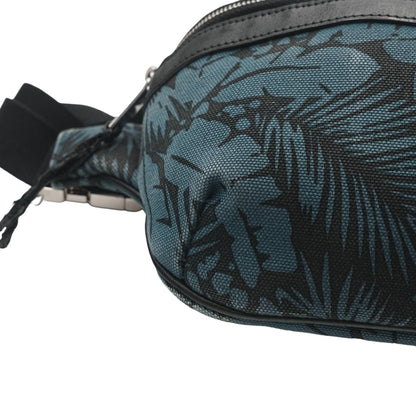 Tropical Palm Trees Print Classic Crossbody Bag in Canvas