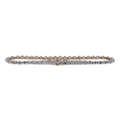 White Gold Round Diamond Tennis Bracelet