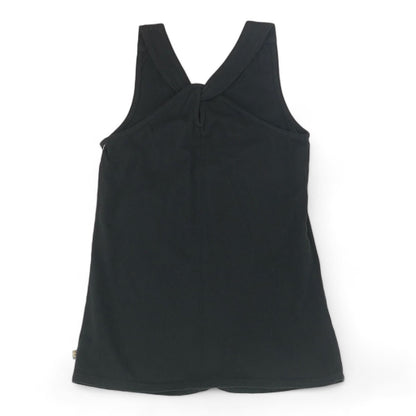 Black Solid Active Tank