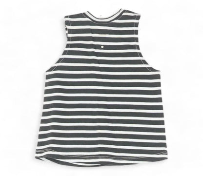 Charcoal Striped Tank