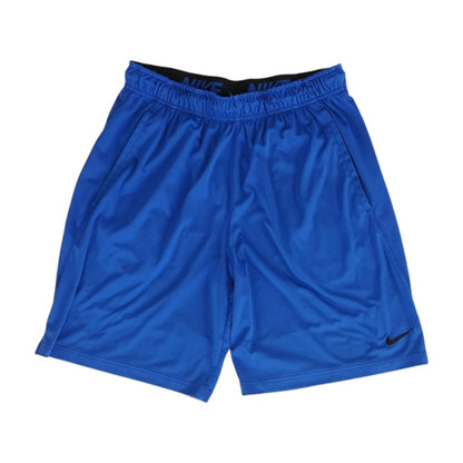 Blue Solid Active Shorts