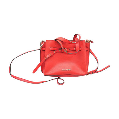 Red Leather Shoulder Bag