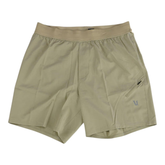 Green Solid Active Shorts